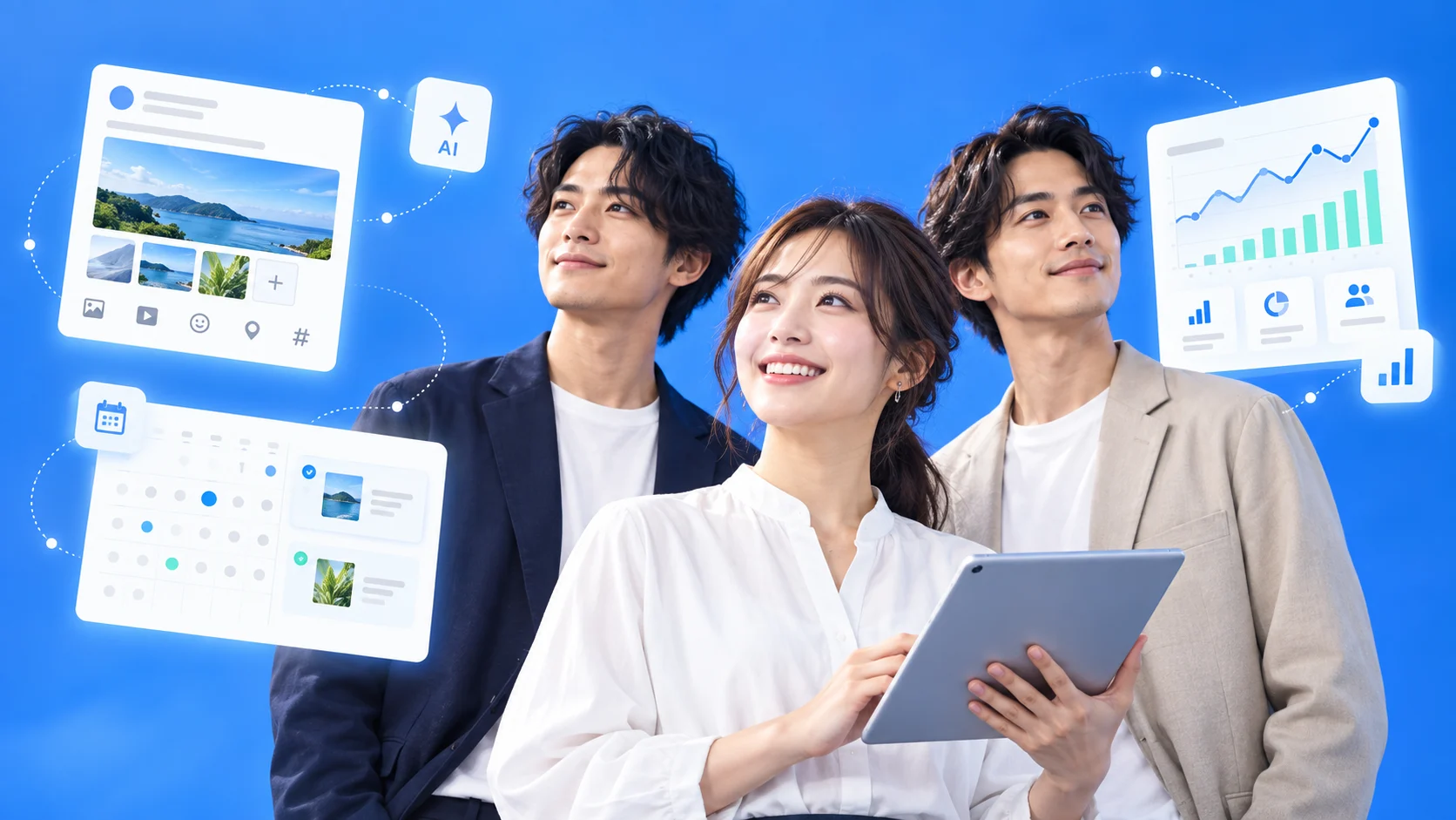 SNSブーストの紹介イメージ